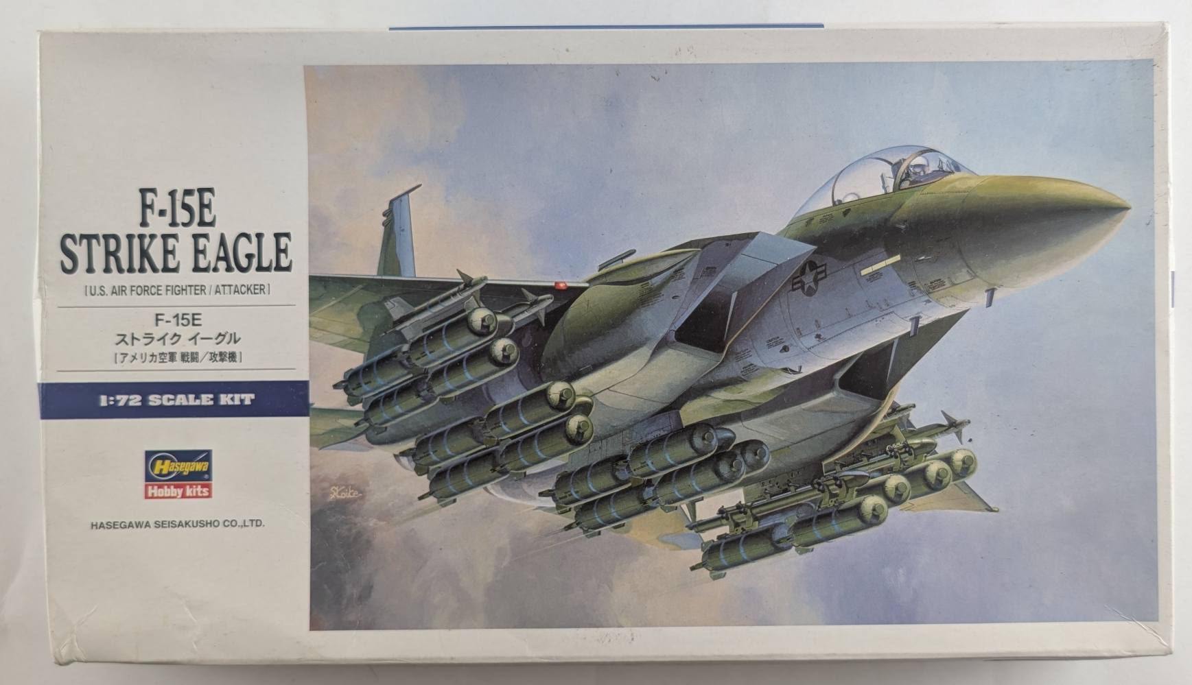 HASEGAWA E10 F-15E STRIKE EAGLE Aircraft Model Kits