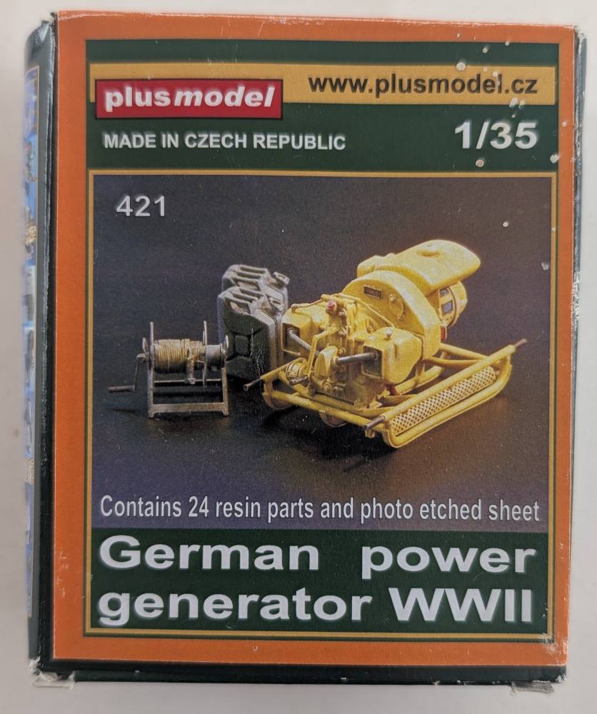 PLUS MODEL 421 GERMAN POWER GENERATOR WWII Model Figures