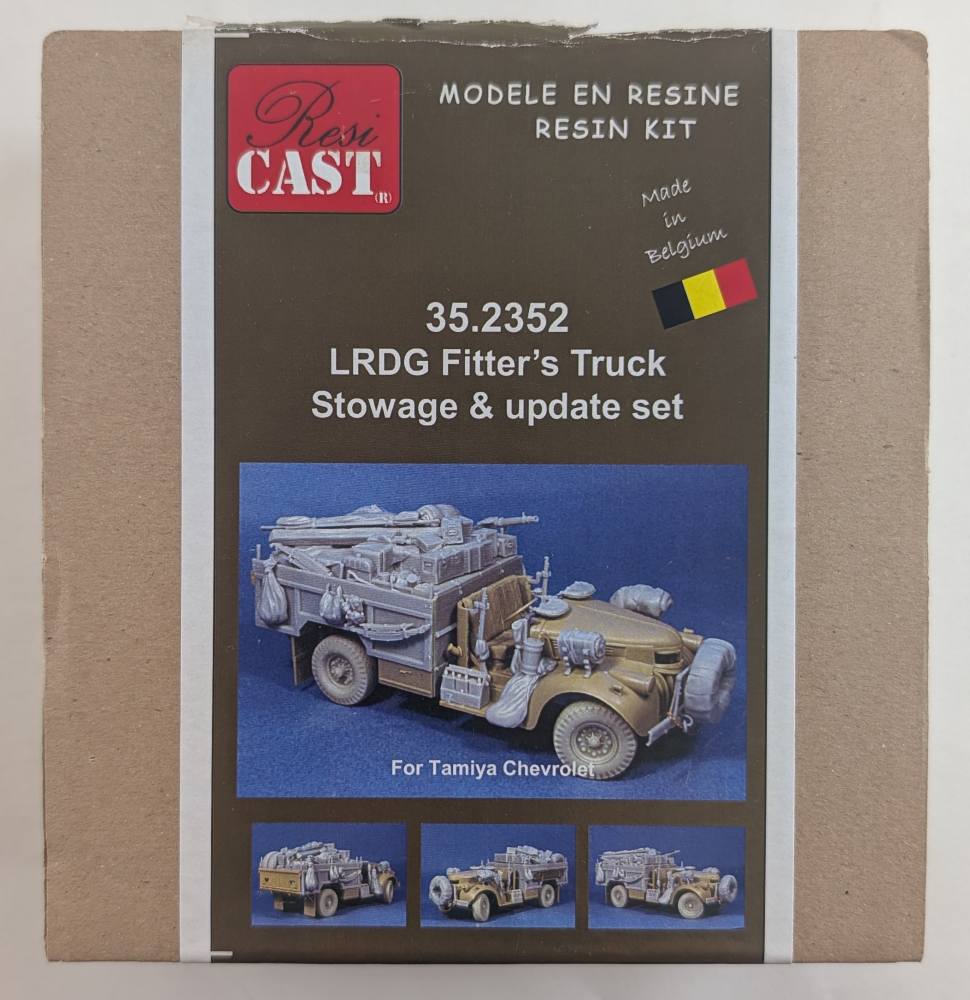 RESICAST 352352 LRDG FITTERS VEHICLE CONVERSION FOR TAMIYA Conversion Sets