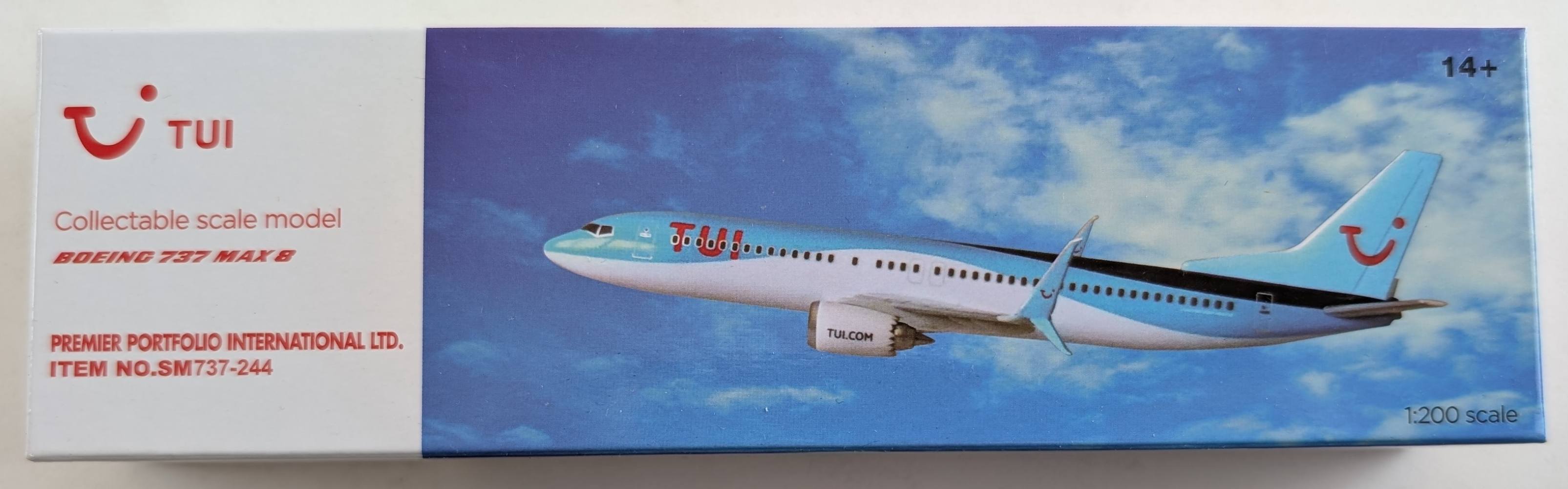 PREMIER PORTFOLIO TUI BOEING 737 MAX 8 Airliners Model Kits