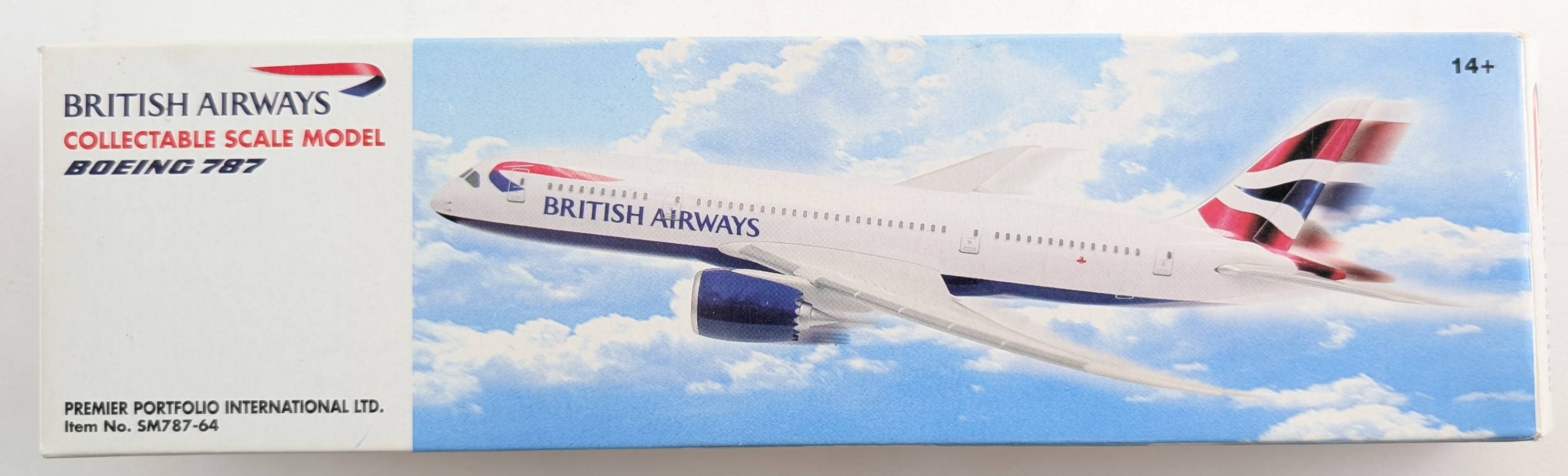 PREMIER PORTFOLIO BRITISH AIRWAYS BOEING 787 Airliners Model Kits