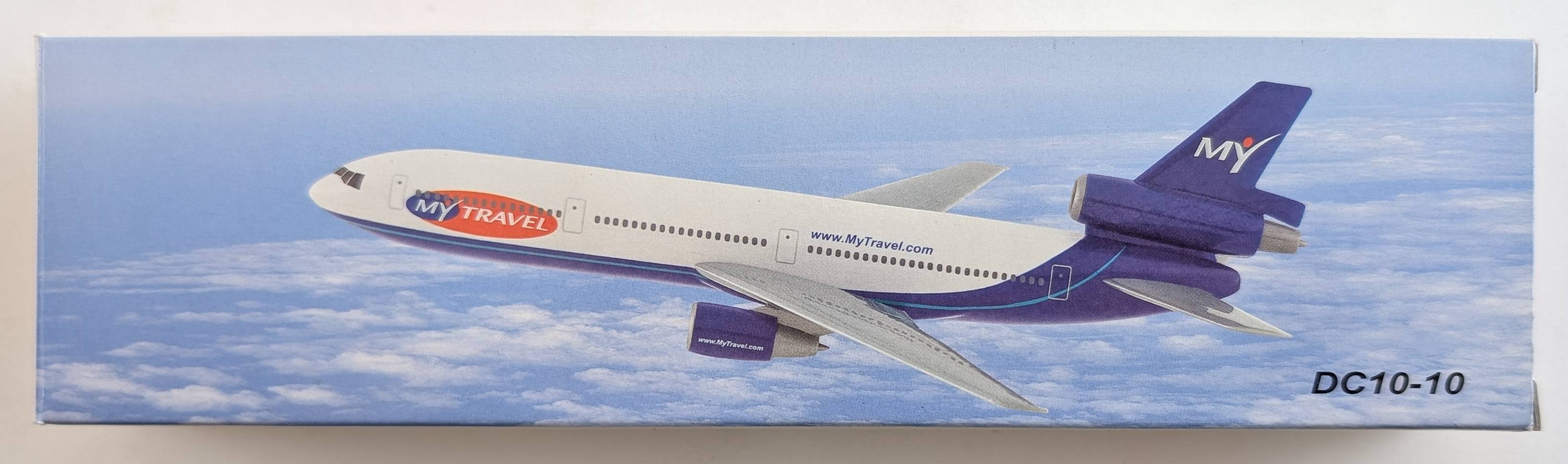 UNKNOWN MAKE MYTRAVEL MCDONNELL DOUGLAS DC10-10 Airliners Model Kits