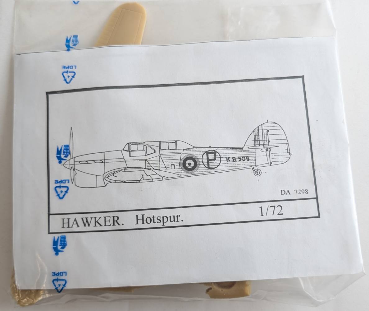 DUJIN 7298 HAWKER HOTSPUR Aircraft Model Kits