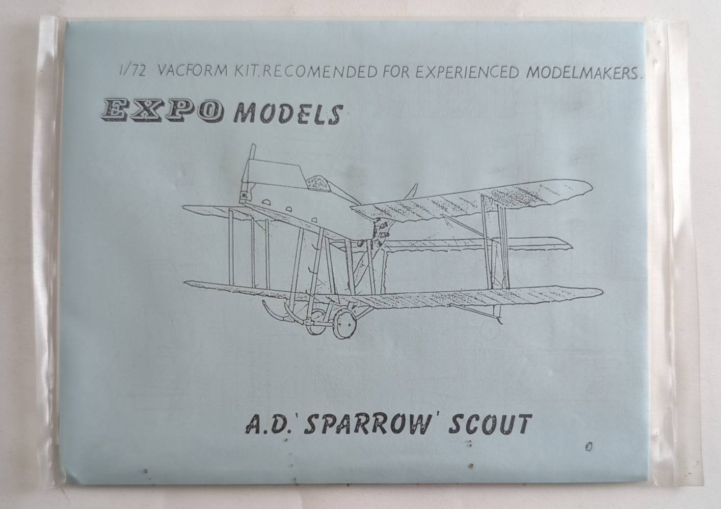 EXPOMODEL A.D. SPARROW SCOUNT Vacforms