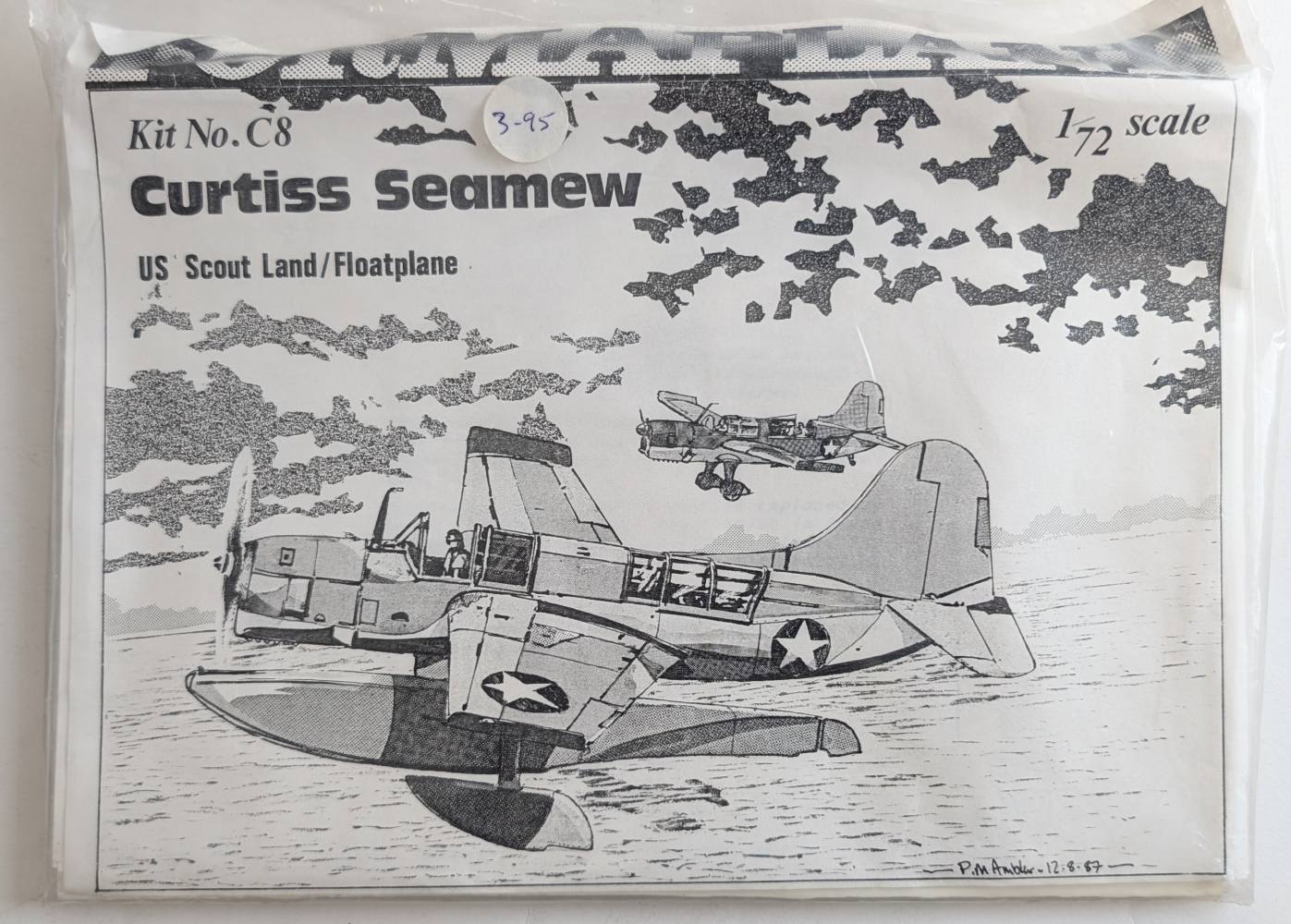 FORMAPLANE C8 CURTISS SEAMEW US SCOUT LAND/FLOATPLANE Vacforms