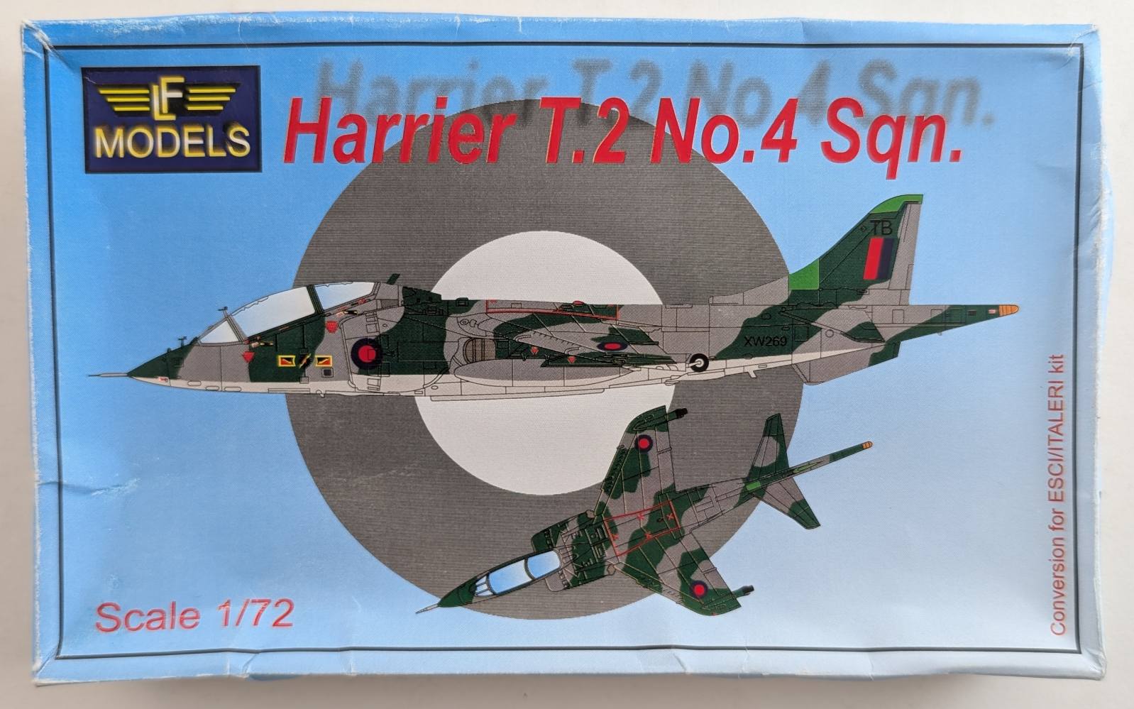 LF 7292 HARRIER T.2 NO.4 SQN Aircraft Model Kits