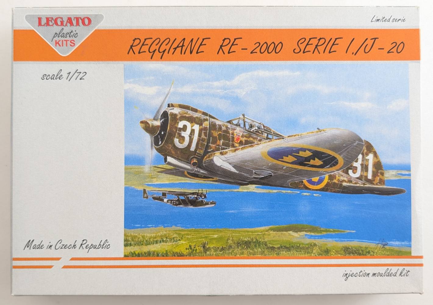 LEGATO 72001 REGGIANE RE-2000 SERIE I./J-20 Aircraft Model Kits