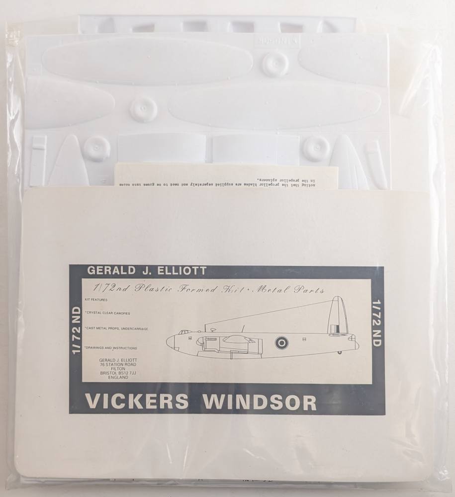GERALD J ELLIOTT VICKERS WINDSOR Vacforms