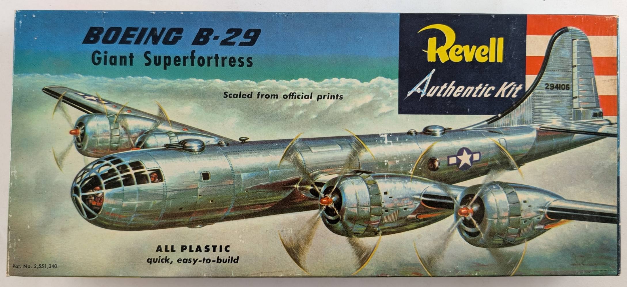 REVELL H208 BOEING B-29 BOMBER Aircraft Model Kits