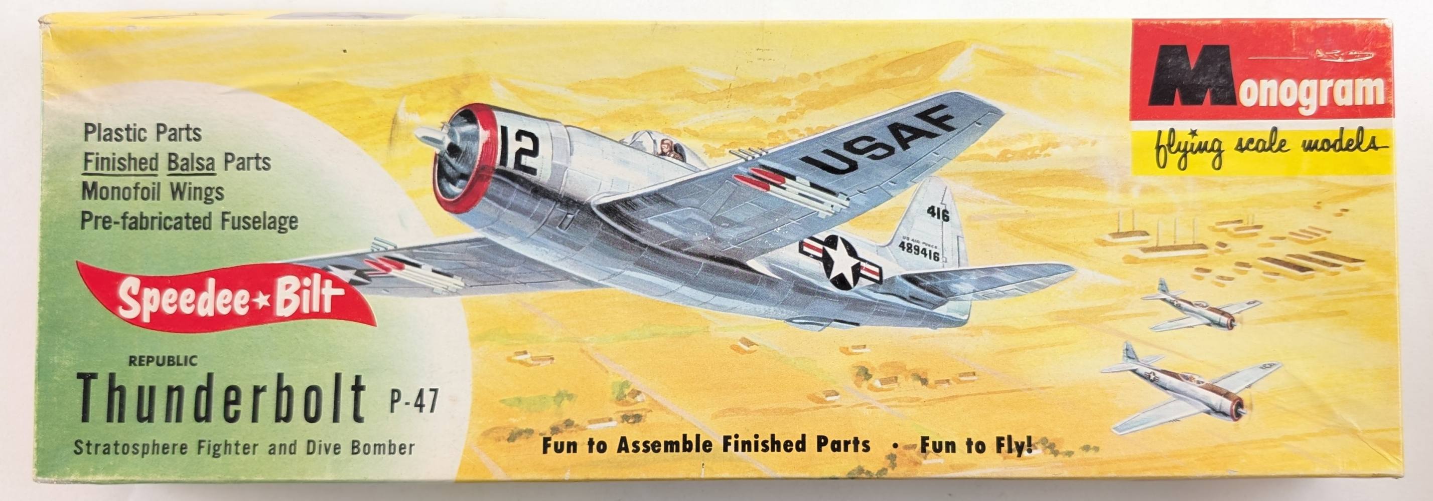 MONOGRAM G17 P47 THUNDERBOLT Aircraft Model Kits