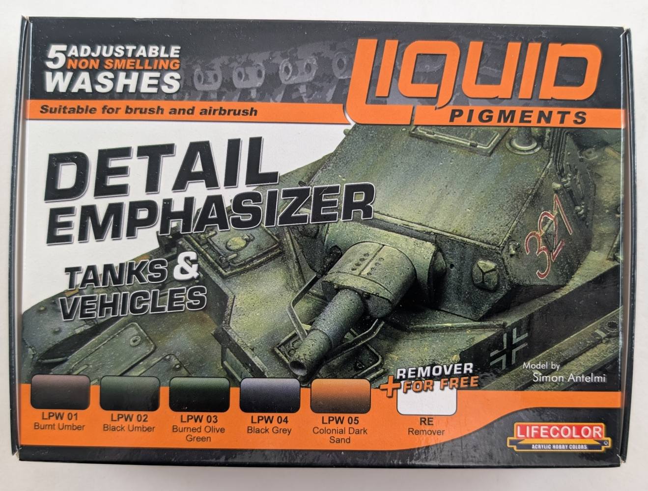 LIFE COLOUR LP01 DETAIL EMPHASIZER TANKS VEHICLES Paint & Accessories