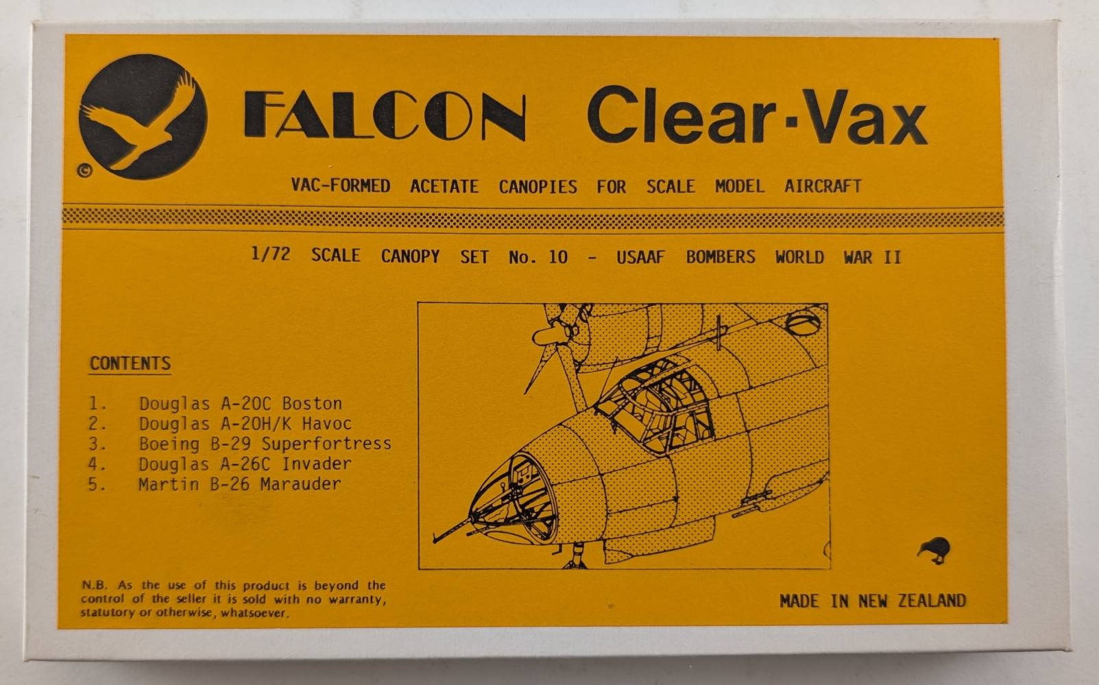 FALCON NO.10 USAAF BOMBERS WORLD WAR II Conversion Sets