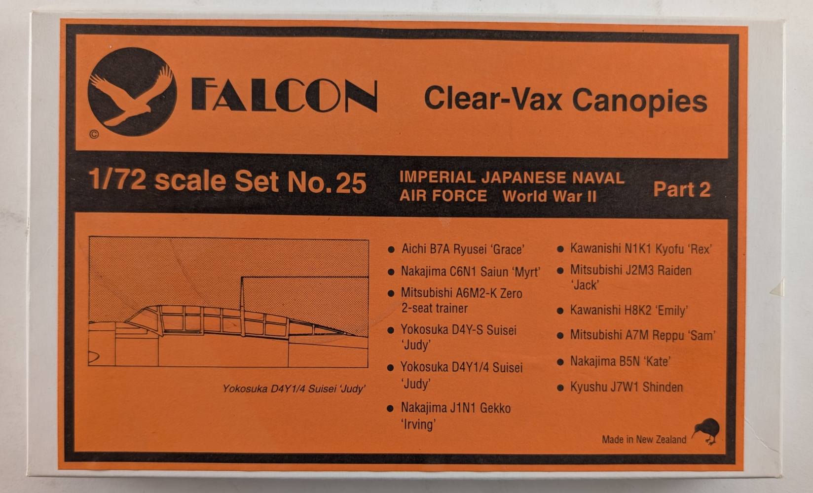 FALCON NO.25 IMPERIAL JAPANESE NAVAL AIR FORCE WORLD WAR II Conversion Sets