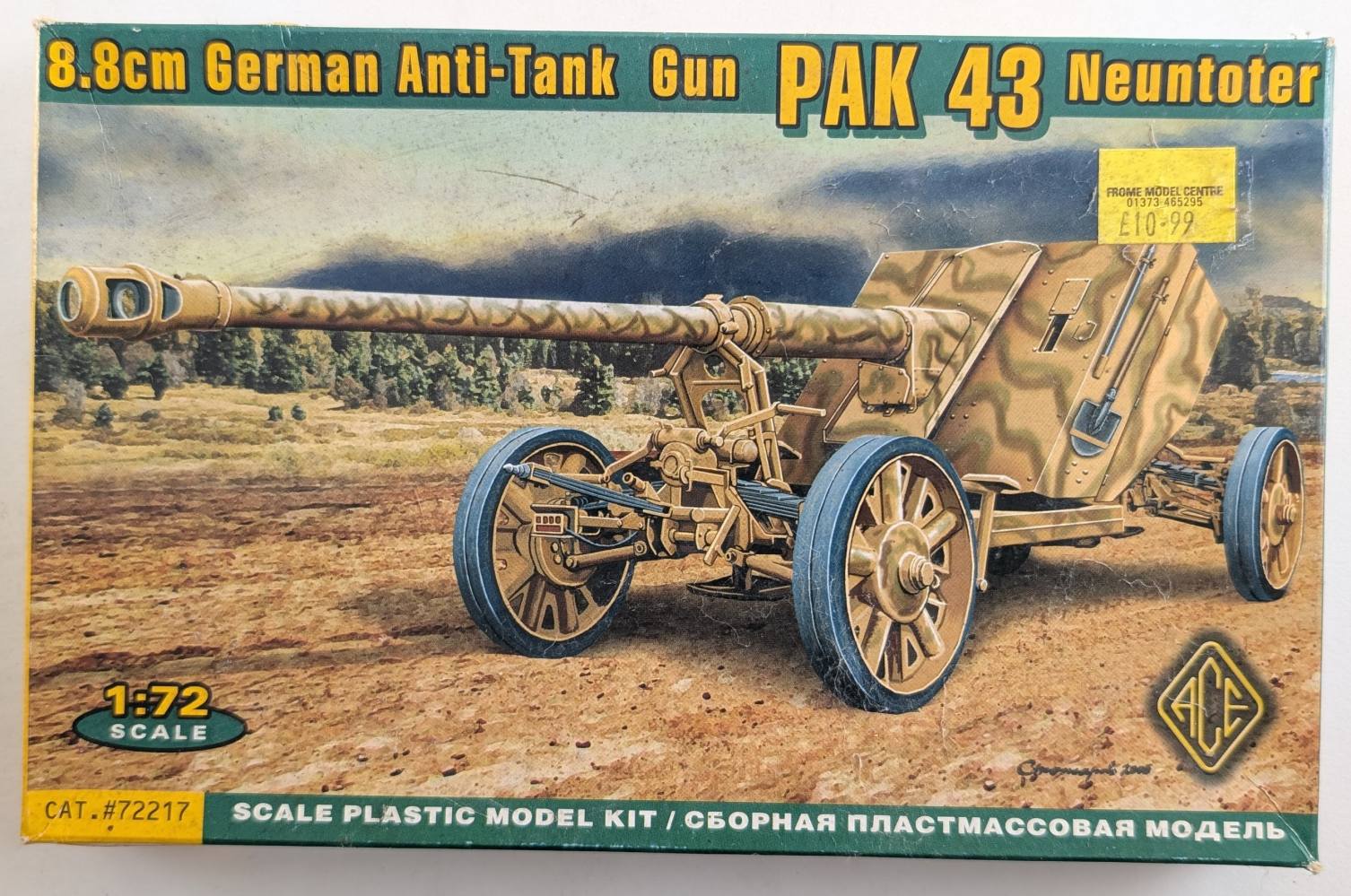 ACE Military Model Kits 72217 88mm PAK 43