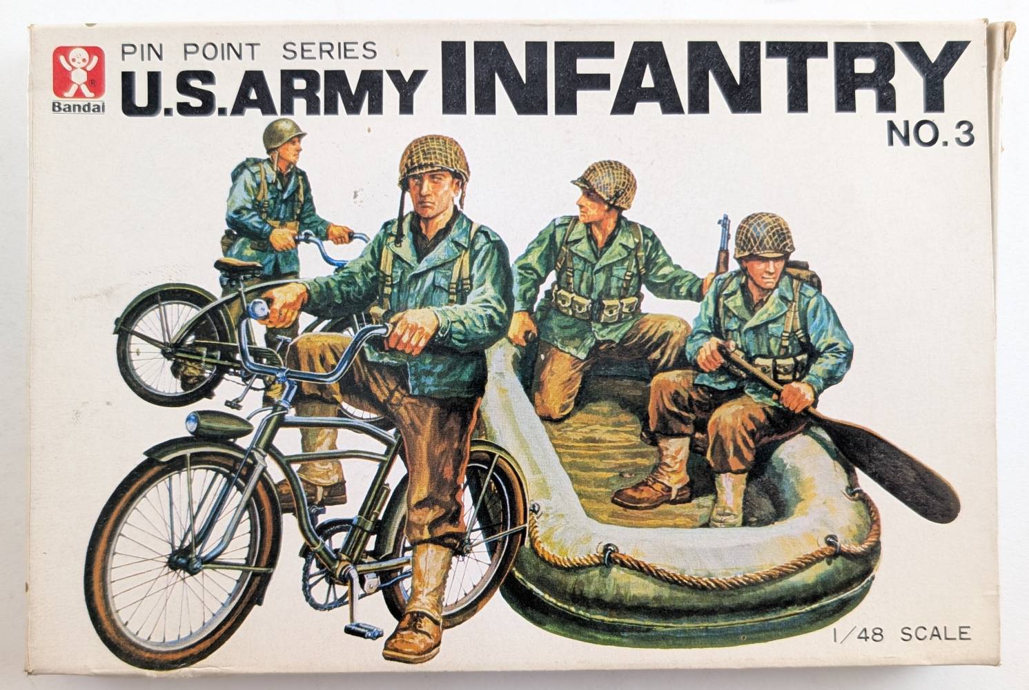 BANDAI 8290 US ARMY INFANTRY Model Figures