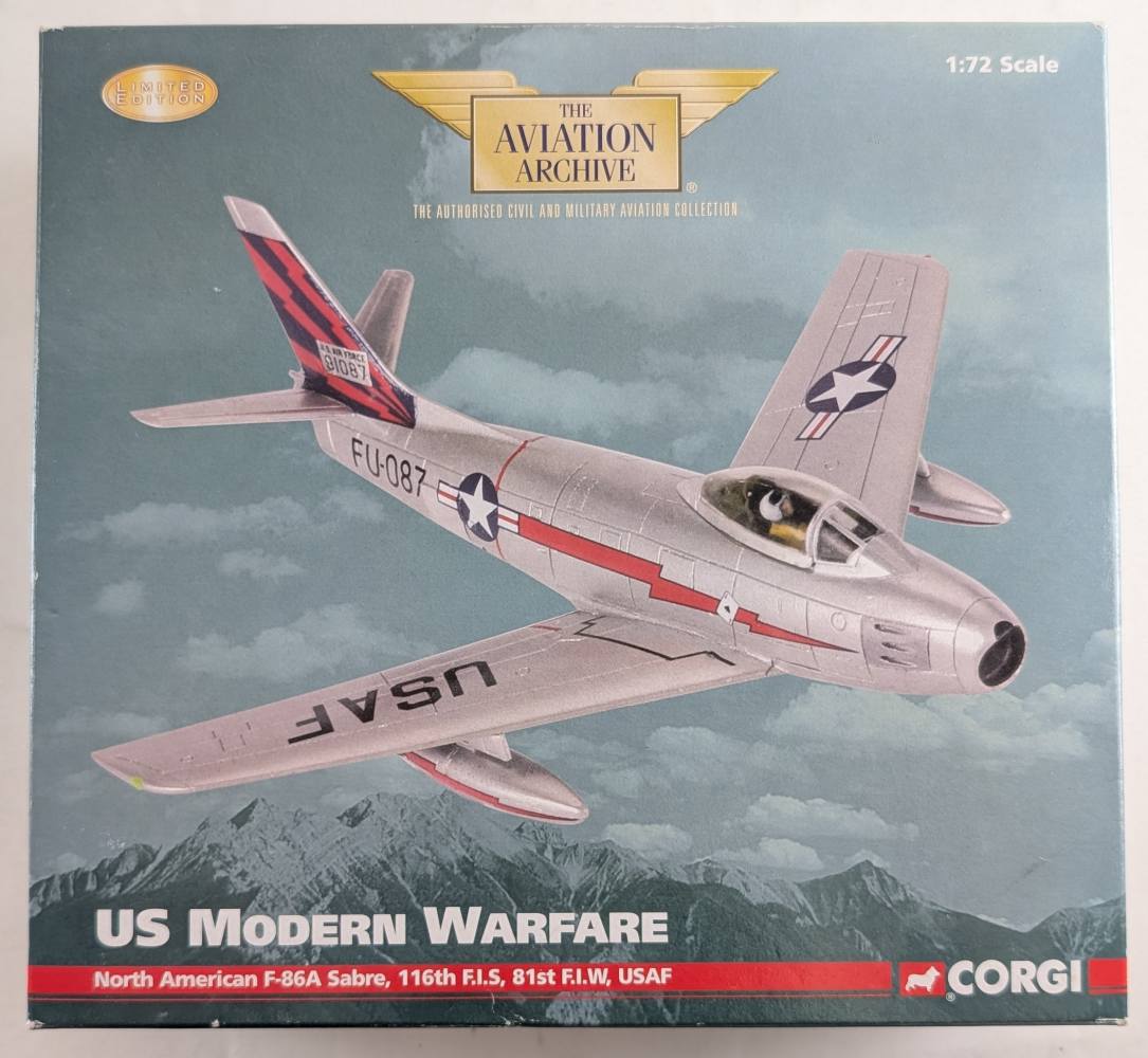 CORGI 35802 NORTH AMERICAN F-86A SABRE 116TH FIS 81ST FIW USAF Aircraft Model Kits