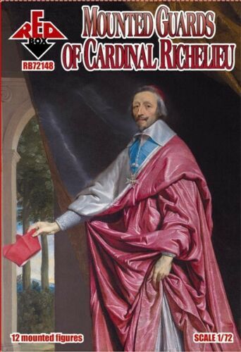 RED BOX 72148 MOUNTED GUARDS OF CARDINAL RICHELIEU Model Figures