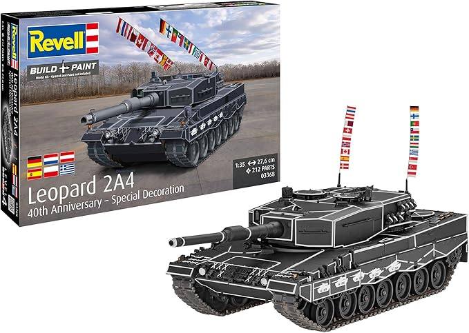 REVELL 03368 LEOPARD 2A4 40TH ANNIVERSARY SPECIAL DECORATION Military Model Kits