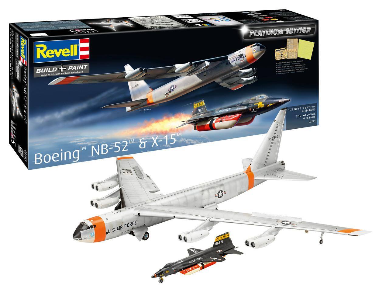 REVELL 03793 BOEING NB-52 X-15 PLATINUM EDITION UK SALE ONLY Aircraft Model Kits