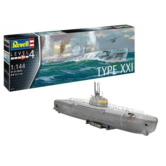 REVELL 05177 GERMAN SUBMARINE TYPE XXI Model Ships Kits
