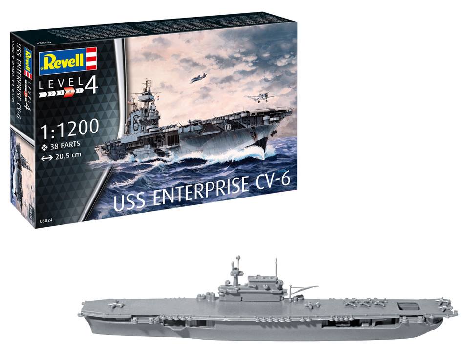 REVELL 05824 USS ENTERPRISE CV-6 Model Ships Kits