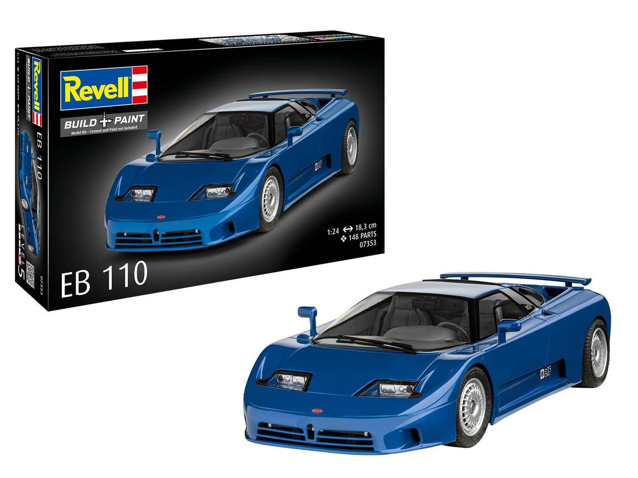 REVELL 07353 BUGATTI EB 110 Cars, Motorbikes & Trucks Model kits