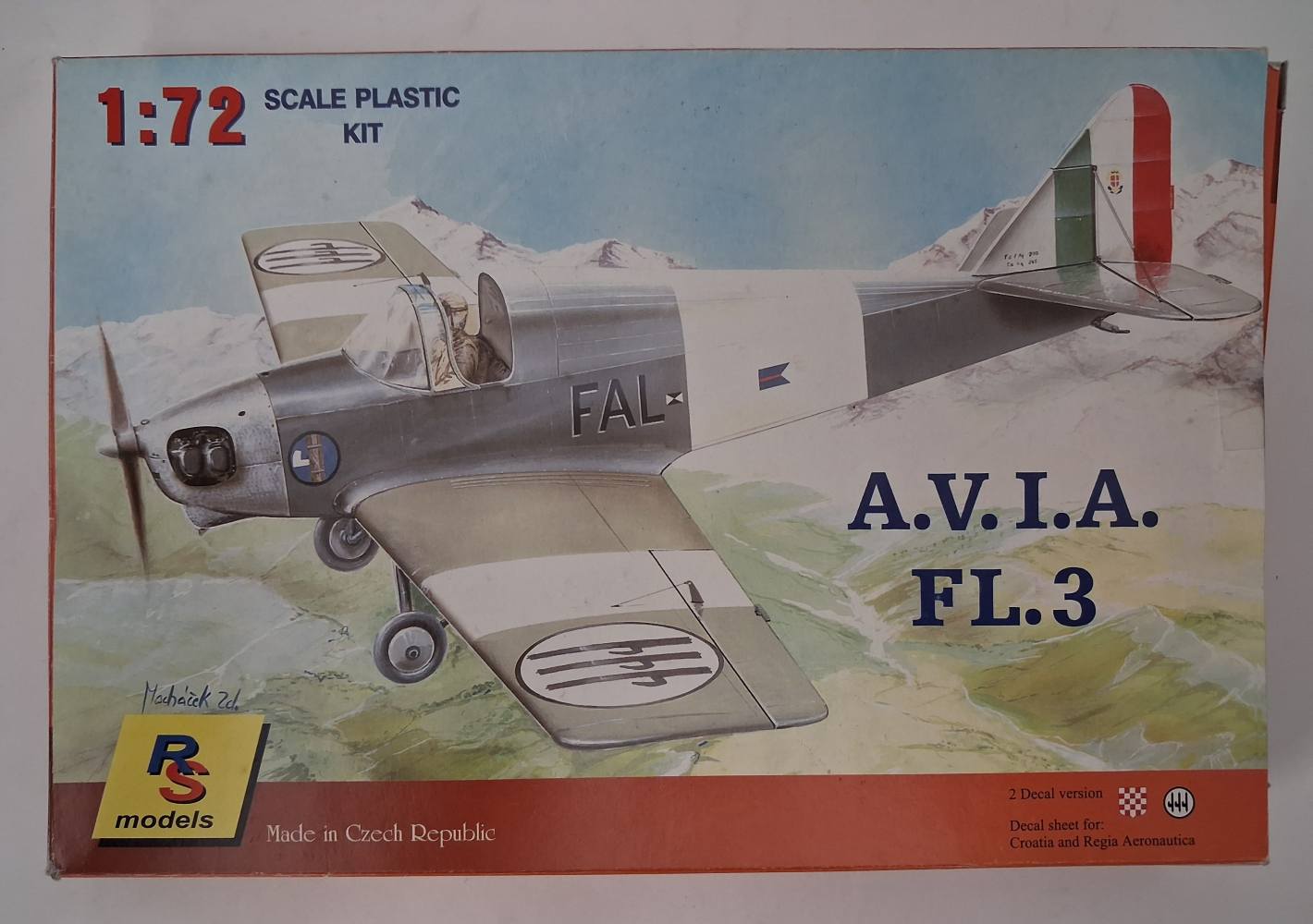RS MODELS 9203 A.V.I.A. FL.3 Aircraft Model Kits