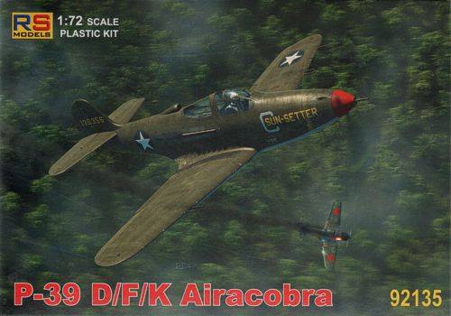 RS MODELS 92135 P-39 D/F/K AIRACOBRA Aircraft Model Kits