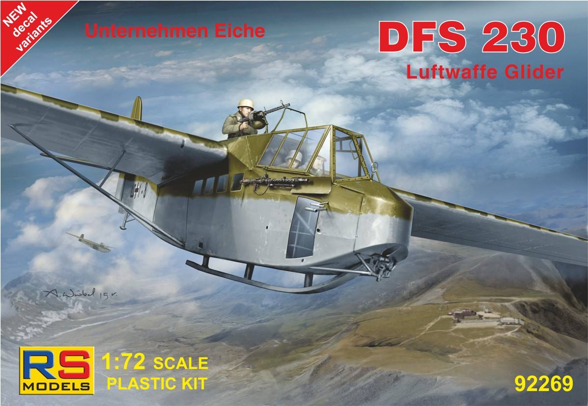 RS MODELS 92269 DFS 230 LUFTWAFFE GLIDER Aircraft Model Kits