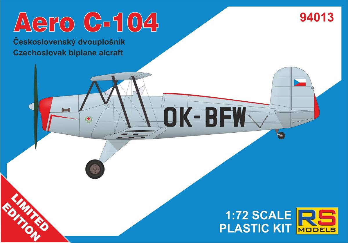 RS MODELS 94013 AERO C-104 Aircraft Model Kits