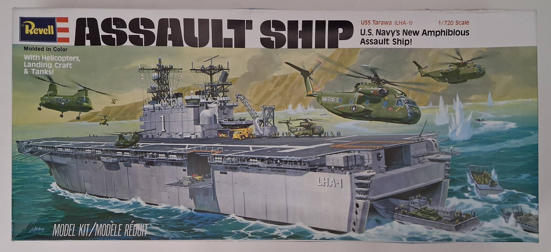 REVELL H-406 ASSAULT SHIP USS TARAWA LHA-1 Military Model Kits