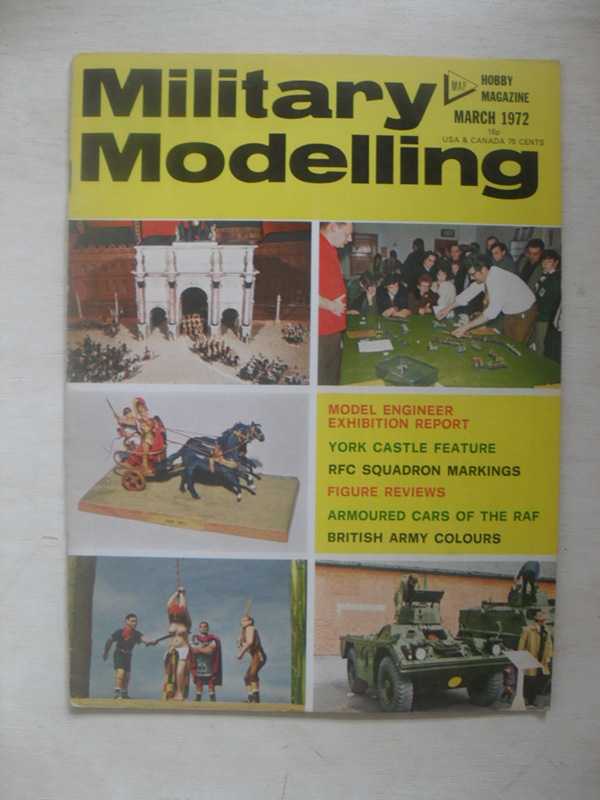 MILITARY MODELLING Books MILITARY MODELLING 1972 MAR