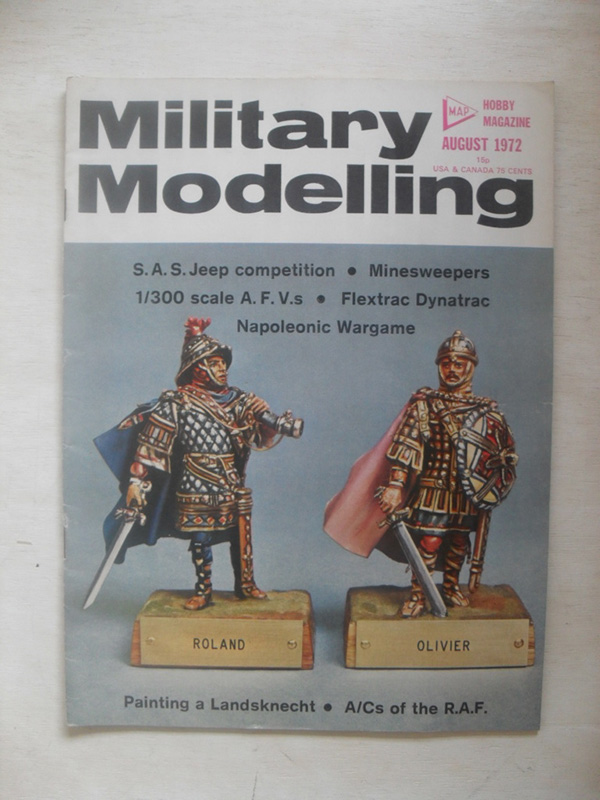 MILITARY MODELLING Books MILITARY MODELLING 1972 AUGUST