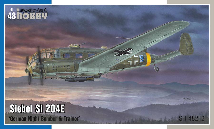 SPECIAL HOBBY 48212 SIEBEL SI 204E GERMAN NIGHT BOMBER Aircraft Model Kits