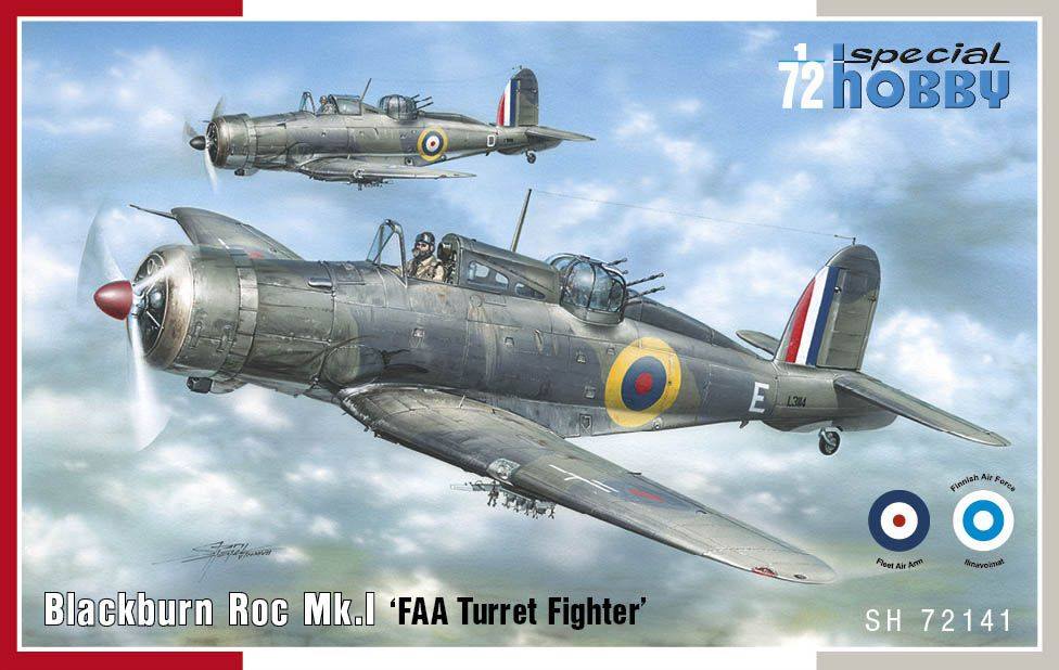 SPECIAL HOBBY Aircraft Model Kits 72141 BLACKBURN ROC Mk.I FAA TURRET FIGHTER