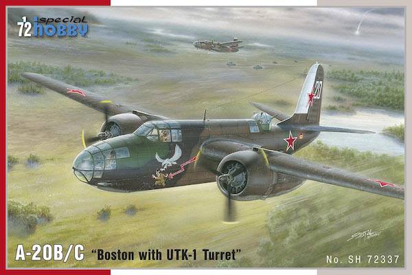 SPECIAL HOBBY 72337 DOUGLAS A-20B/C BOSTON WITH UTK-1 TURRET Aircraft Model Kits