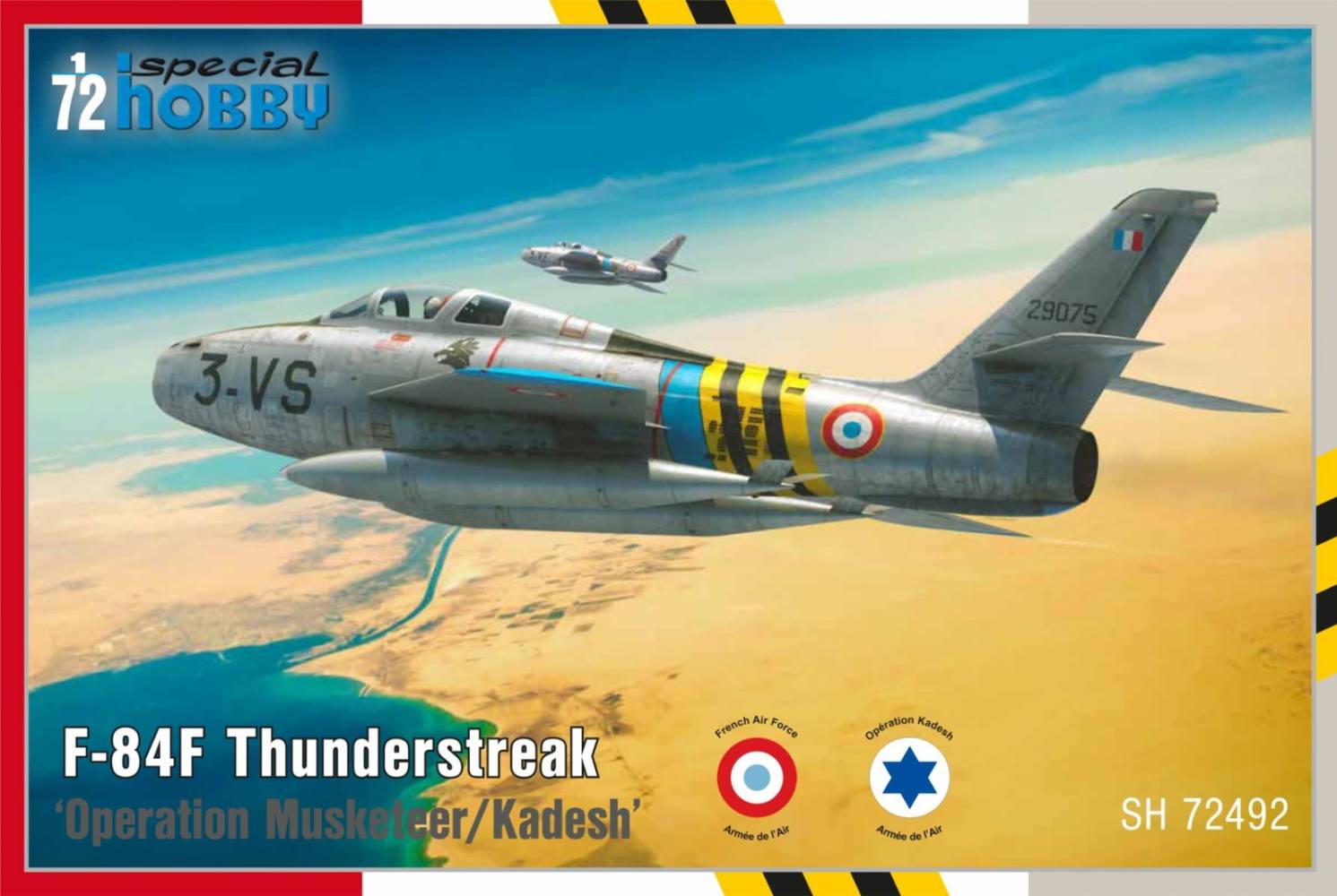 SPECIAL HOBBY  72492 F-84F THUNDERSTREAK OPERATION MUSKETEER/KADESH Aircraft Model Kits