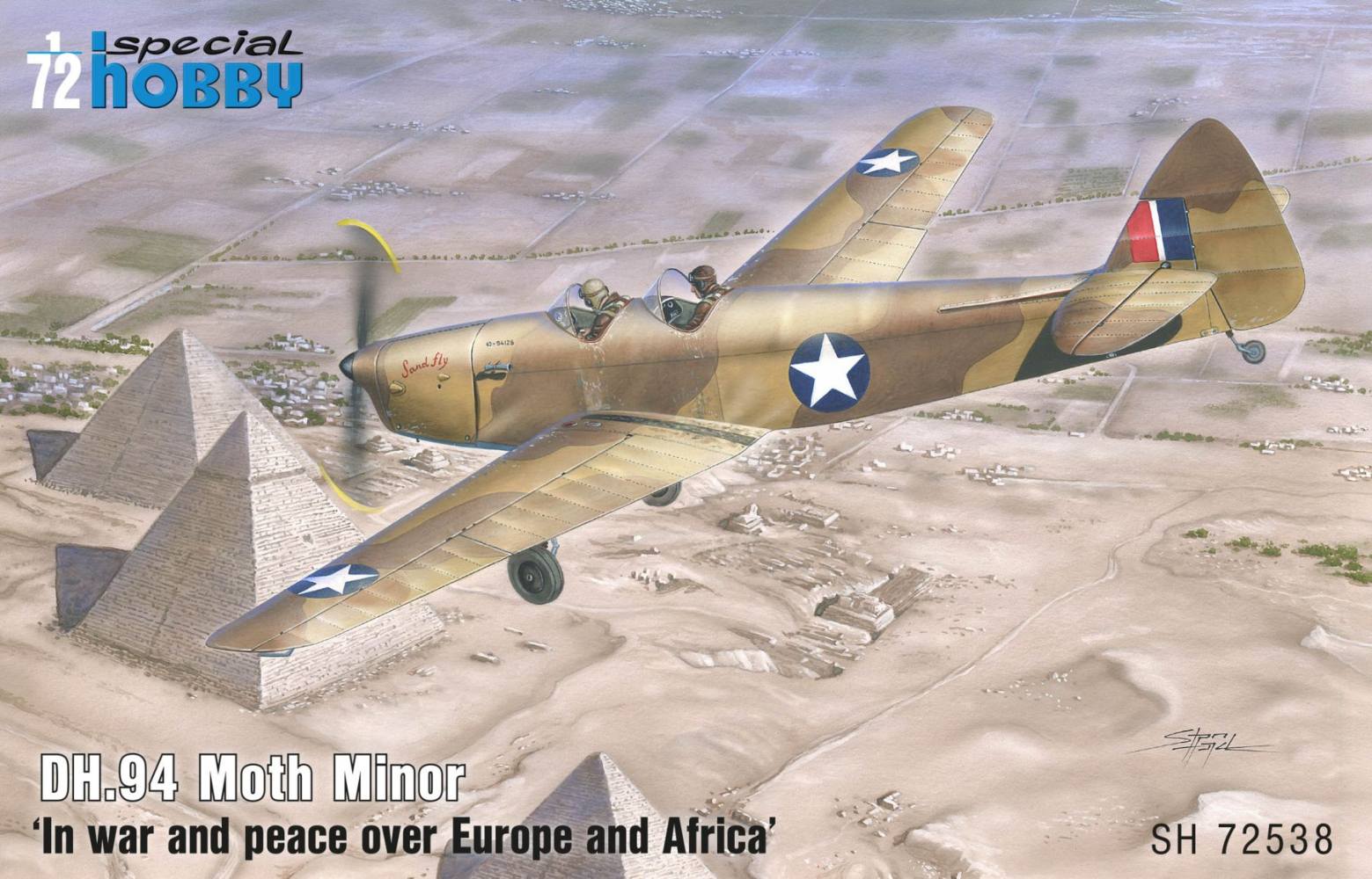 SPECIAL HOBBY 72538 DE HAVILLANT DH.94 MOTH MINOR IN WAR AND PEACE OVER EUROPE AND AFRICA Aircraft Model Kits