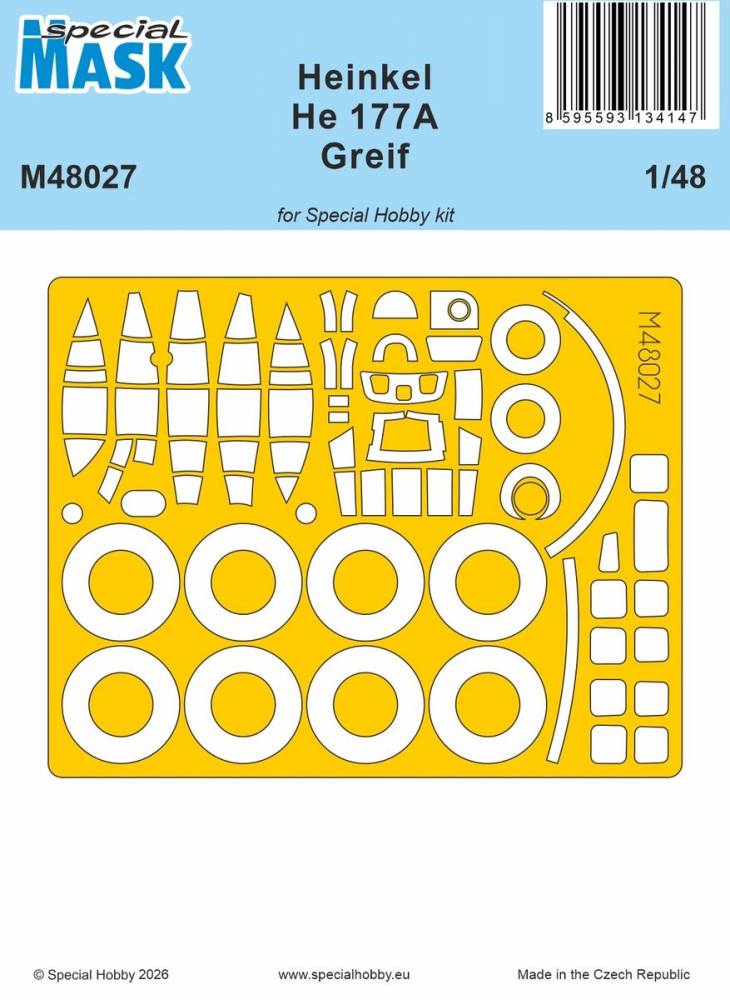 SPECIAL MASK 48027 HEINKEL HE 177A GREIF MASK Conversion Sets