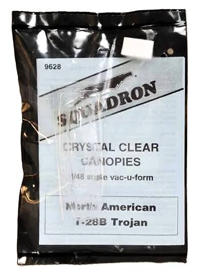 SQUADRON PRODUCTS 9628 NORTH AMERICAN T-28B TROJAN CRYSTAL CLEAR CANOPY Conversion Sets