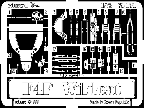EDUARD SS131 F4F DETAIL SET Conversion Sets