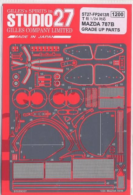 STUDIO 27 ST27-FP2413R MAZDA 787B UPGRADE PARTS Conversion Sets
