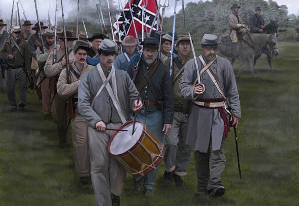 STRELETS 147 CFS TROOPS ON THE MARCH Model Figures