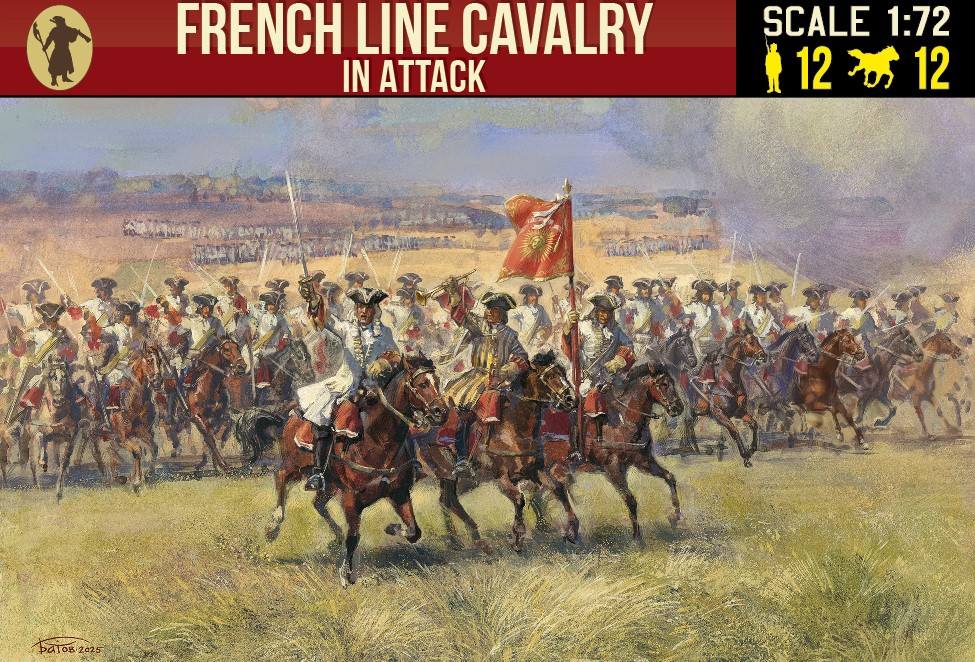 STRELETS 267 FRENCH LINE CAVALRY IN ATTACK Model Figures