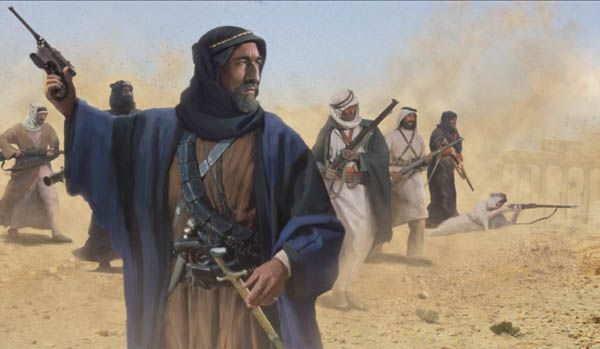 STRELETS M127 ARAB REVOLT FOOT REBELS Model Figures