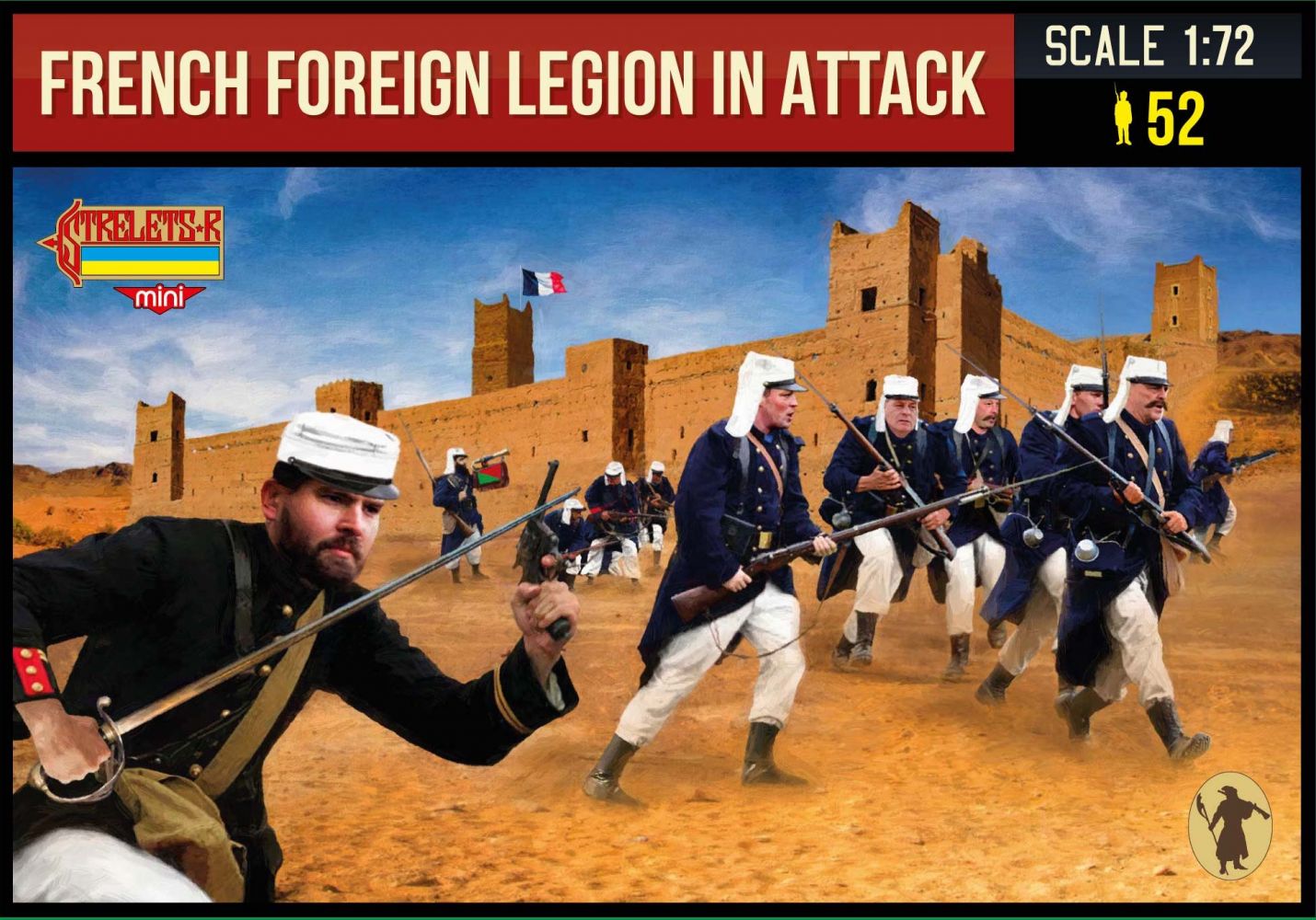 STRELETS M147 FRENCH FOREIGN LEGION IN ATTACK Military Model Kits