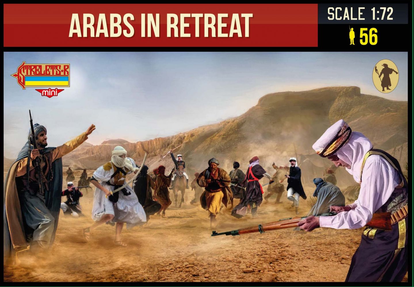 STRELETS M148 ARABS IN RETREAT Model Figures