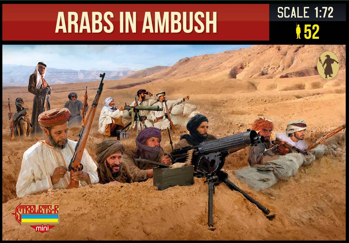 STRELETS M149 ARABS IN AMBUSH Model Figures