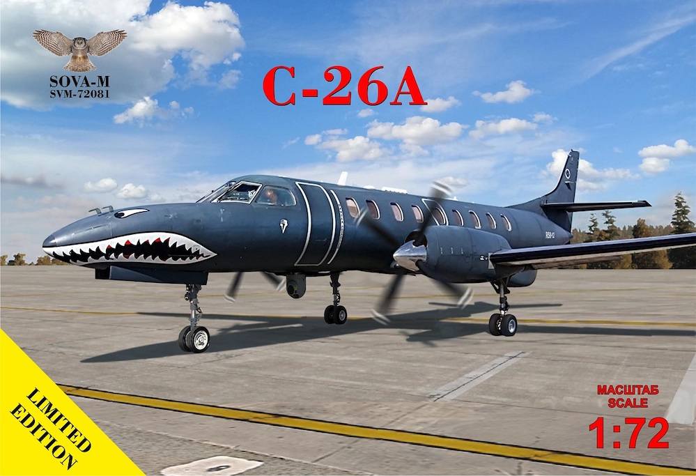 SOVA-M 72081 FAIRCHILD C-26A METROLINER Airliners Model Kits
