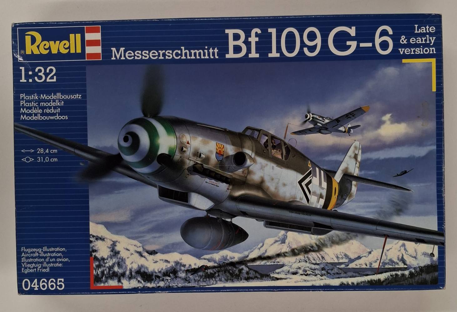 KINGKIT MODEL SCRAPYARD REVELL 04665 MESSERSCHMITT BF109 G-6 LATE AND EARLY VERSION STARTED Salvage Yard